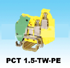軌道式接線端子PCT1.5-TW-PE