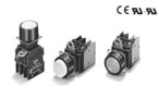 日本OMRON 按鈕開關(guān)-φ22（φ25）帶燈/不帶燈-A22（代理）