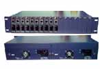漢信通信 HS-16 16槽機(jī)架式光纖收發(fā)器