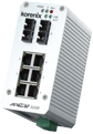 芯惠通 JetNet 3008f 8口小巧型百兆工業(yè)以太網(wǎng)光纖交換機