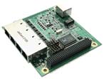 芯惠通JetCard 2105/2105w 5口10/100Mbps PCI-104嵌入式交換機主板