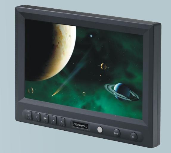 FEELWORLD 8寸觸摸屏高清車載液晶顯示器帶DVI、HDMI