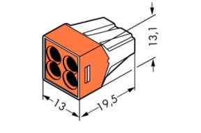 萬可（WAGO）建筑布線、照明連接器774－104