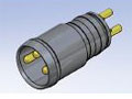 CONEC 圓形 M8×1/ &Oslash;8mm面板插座連接器