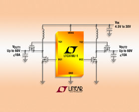 LTC3788 - 兩相、雙通道輸出、同步升壓型控制器
