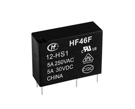 宏發(fā)電聲 超小型中功率繼電器HF46F