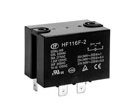 宏發(fā)電聲 小型大功率繼電器 HF116F-2