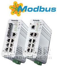 科洛理思- JetNet 4508 V2系列工業(yè)以太網(wǎng)交換機(jī)支持Modbus TCP/IP工業(yè)通訊協(xié)議，能確保工廠(chǎng)自動(dòng)化系統(tǒng)靈活穩(wěn)定的運(yùn)行