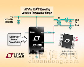 凌力爾特公司推出新的高可靠性 （MP 級(jí)） 版本 LT3512
