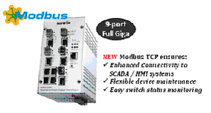 Korenix工業(yè)全千兆以太網(wǎng)交換機新支持Modbus TCP及中文化操作界面