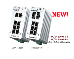 Korenix JetNet 3008系列以太網(wǎng)交換機(jī)升級上市