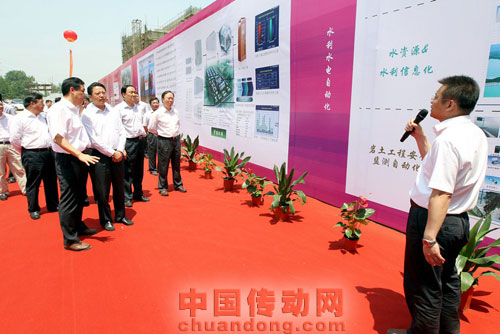 江蘇省委常委、市委書記楊衛(wèi)澤，市長季建業(yè)到國電南自公司考察調(diào)研